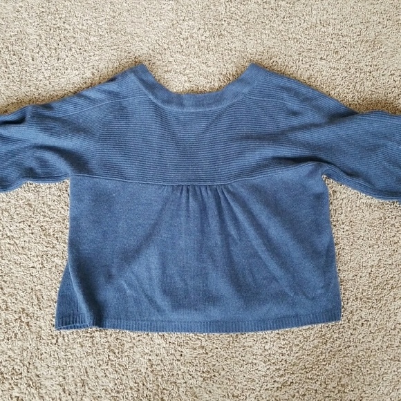 Lane Bryant 100% Cotton Color Block Solid Purple Shrug Size 18 (Plus